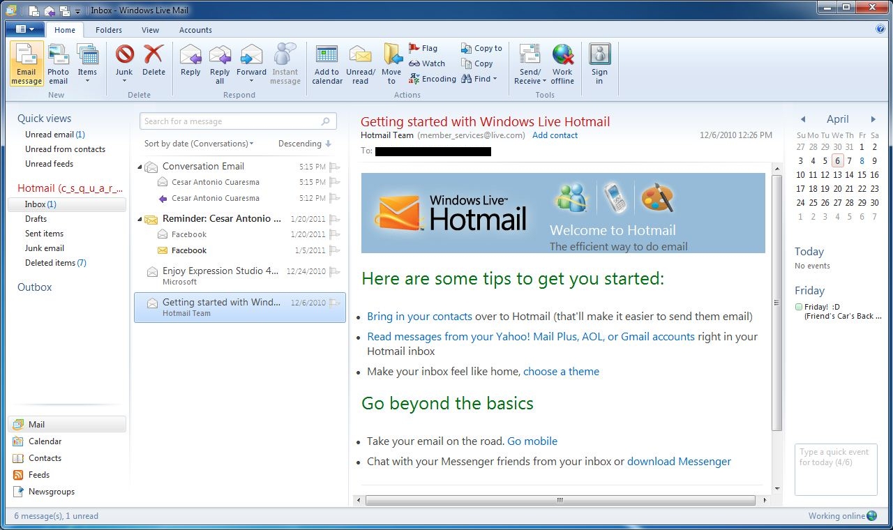 Windows Live Mail 2011 | CEEESQUARED'S BLOG
